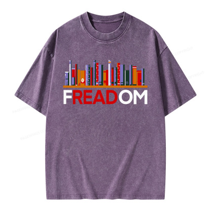 Pagewings Freadom Unisex Washed T-shirt