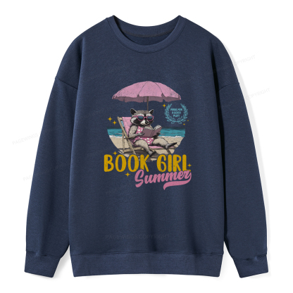 Pagewings Book Girl Summer Unisex Classic Sweatshirt