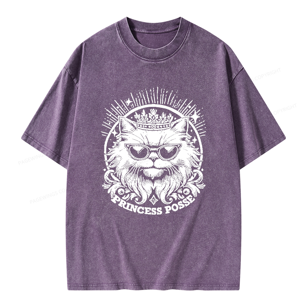 Pagewings Princess Posse Unisex Washed T-shirt