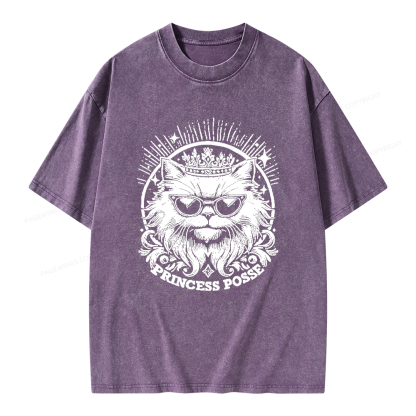 Pagewings Princess Posse Unisex Washed T-shirt