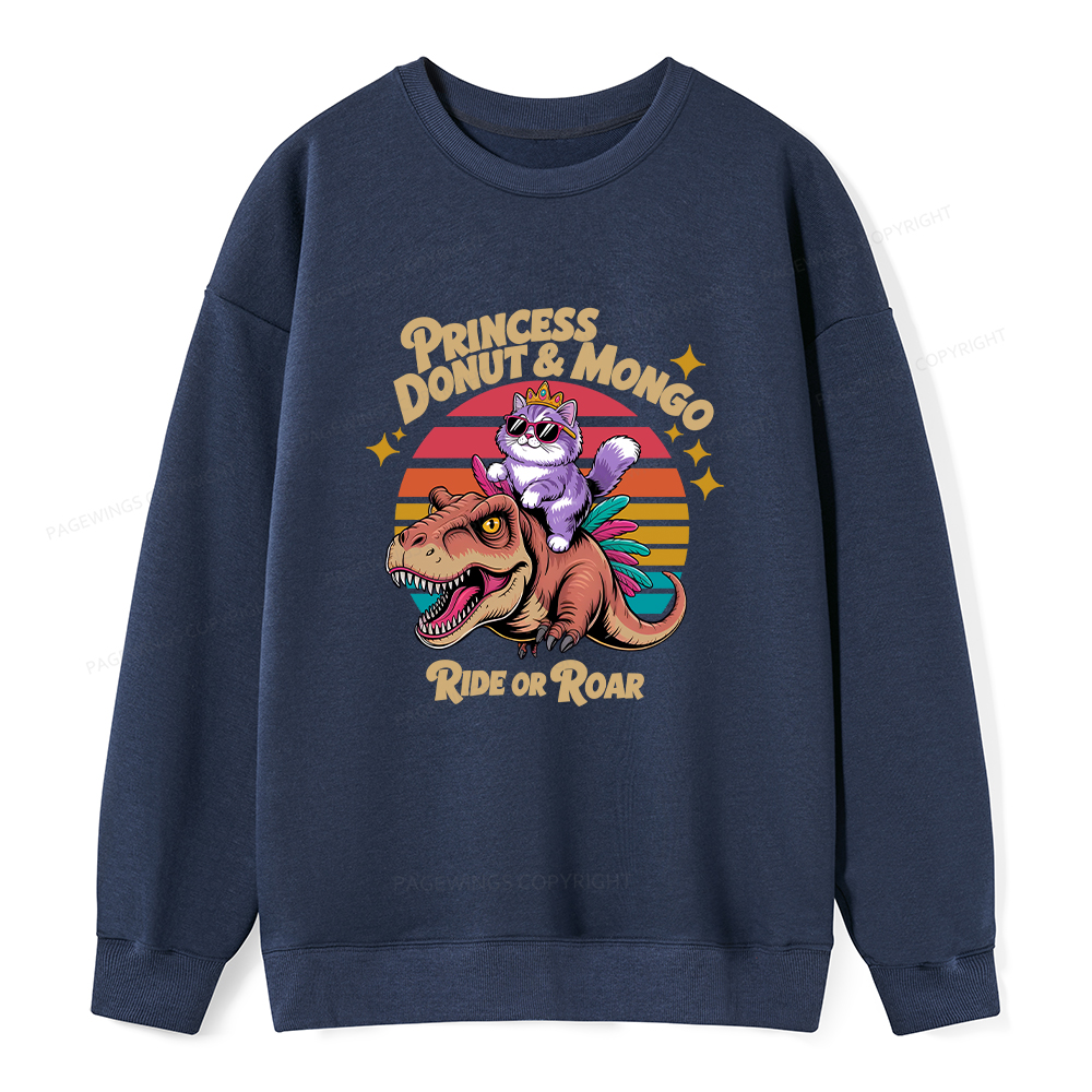 Pagewings Princess Donut & Mongo Unisex Classic Sweatshirt