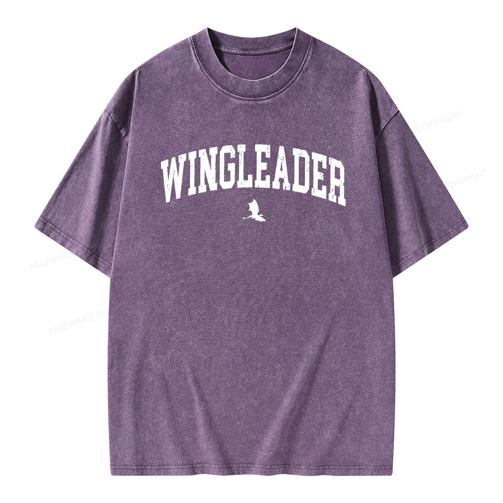 Pagewings Wingleader Unisex Washed T-shirt