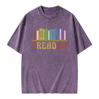 Pagewings Freadom Unisex Washed T-shirt