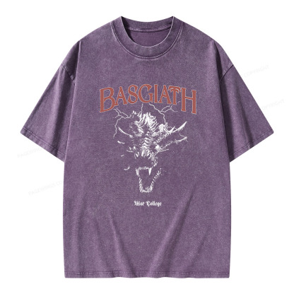 Pagewings Basgiath war college Unisex Washed T-shirt
