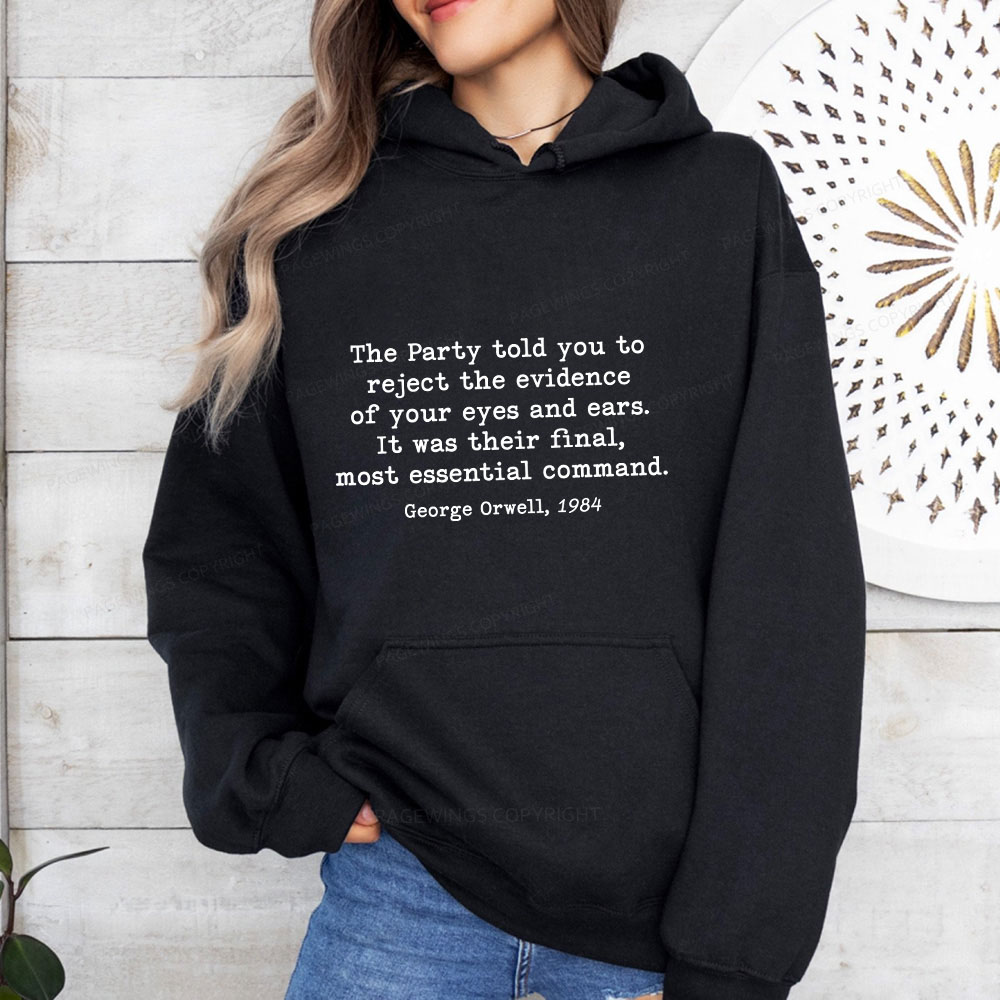Pagewings It Was Their Final Most Essential Command Unisex Classic Hoodie