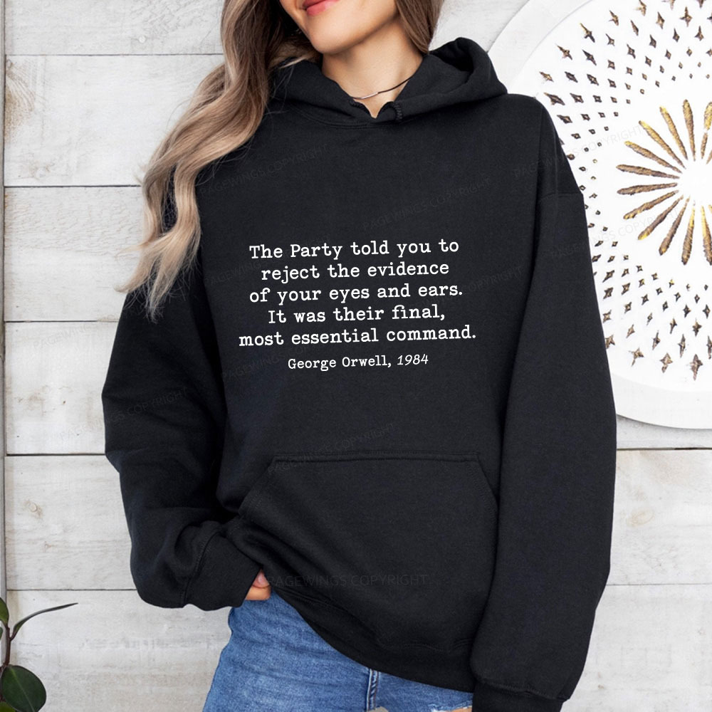 Pagewings It Was Their Final Most Essential Command Unisex Classic Hoodie