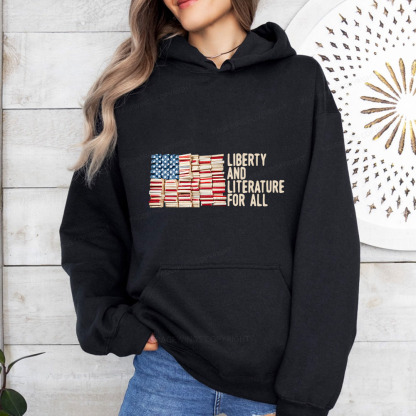 Pagewings Liberty And Literature For All Unisex Classic Hoodie