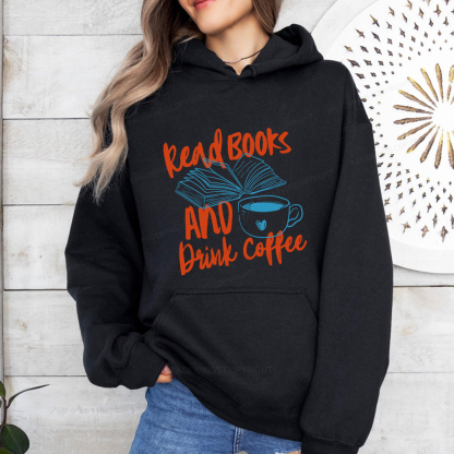 Pagewings Read Books And Drink Coffee Bookish Unisex Classic Hoodie