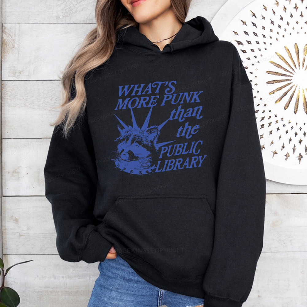 Pagewings What’s More Punk Than The Public Library Unisex Classic Hoodie
