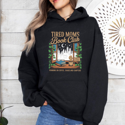 Pagewings Tired Moms Book Club Unisex Classic Hoodie