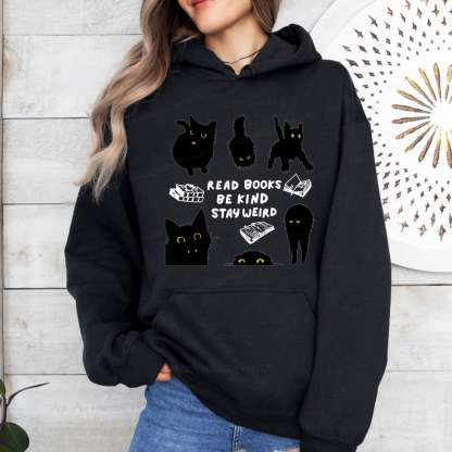 Pagewings Read Books Be Kind Stay Weird Unisex Classic Hoodie