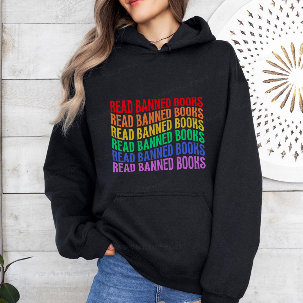 Pagewings Read Banned Books Unisex Classic Hoodie