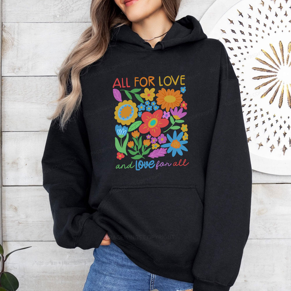 Pagewings All For Love Unisex Classic Hoodie
