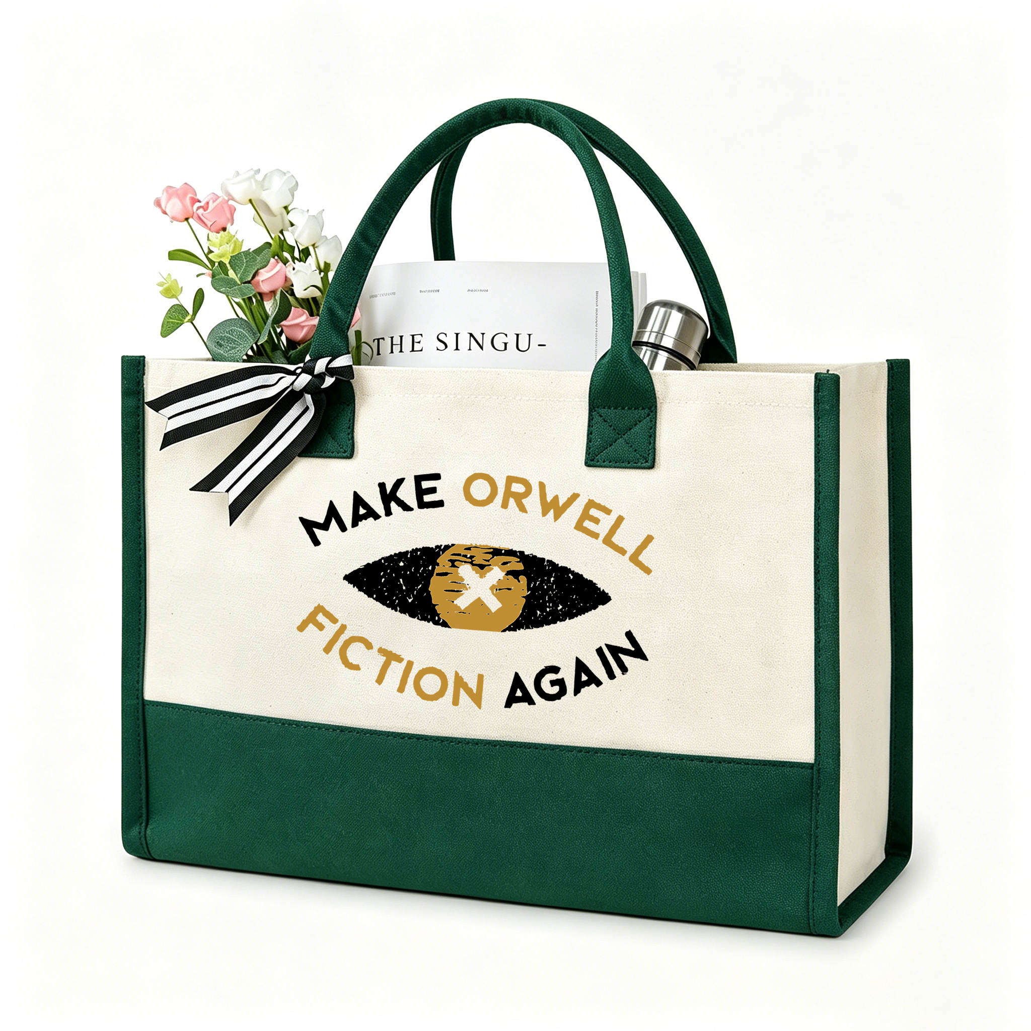 Pagewings Reading Bookish11183 Large Tote Bag
