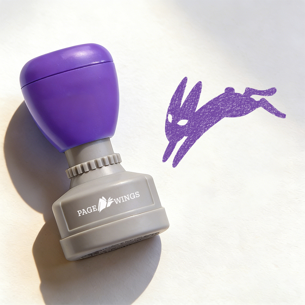 Pagewings Death Bunny Stamp