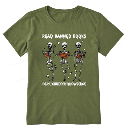 Pagewings Read Banned Books Gain Forbidden Knowledge Classic T-shirt