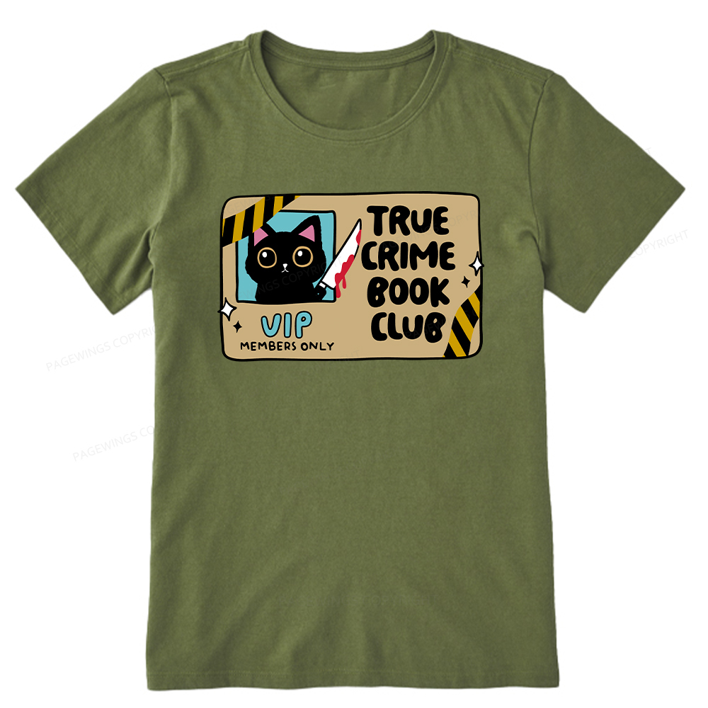Pagewings True Crime Book Club Unisex Classic T-shirt