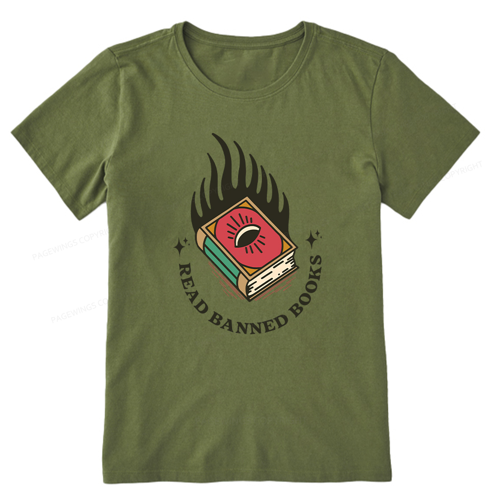 Pagewings Read Banned Books Unisex Classic T-shirt