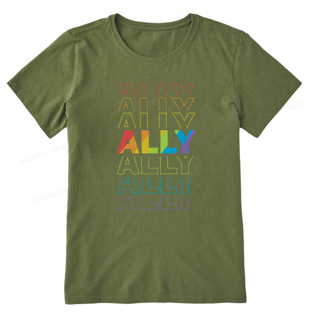 Pagewings LGBTQ Ally Unisex Classic T-shirt