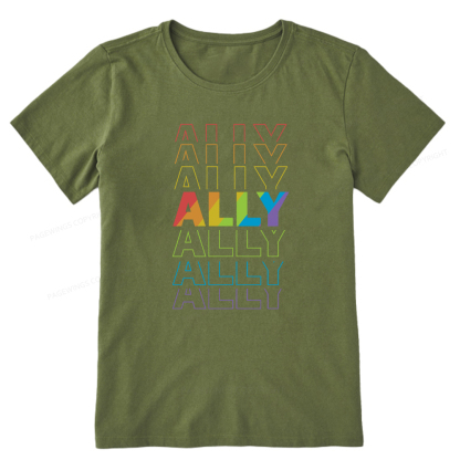 Pagewings LGBTQ Ally Unisex Classic T-shirt