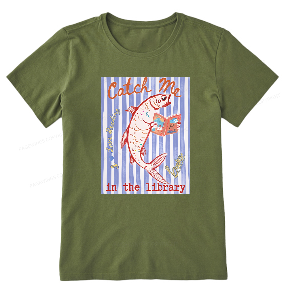 Pagewings Catch Me In The Library Unisex Classic T-shirt