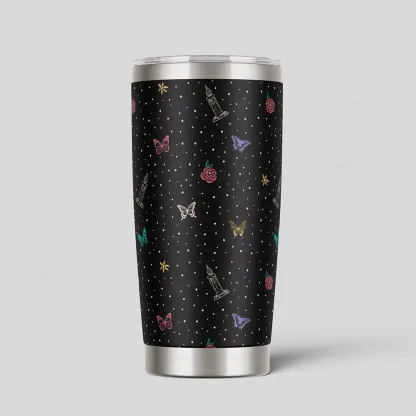 Pagewings Read Banned Book Floral Tumbler