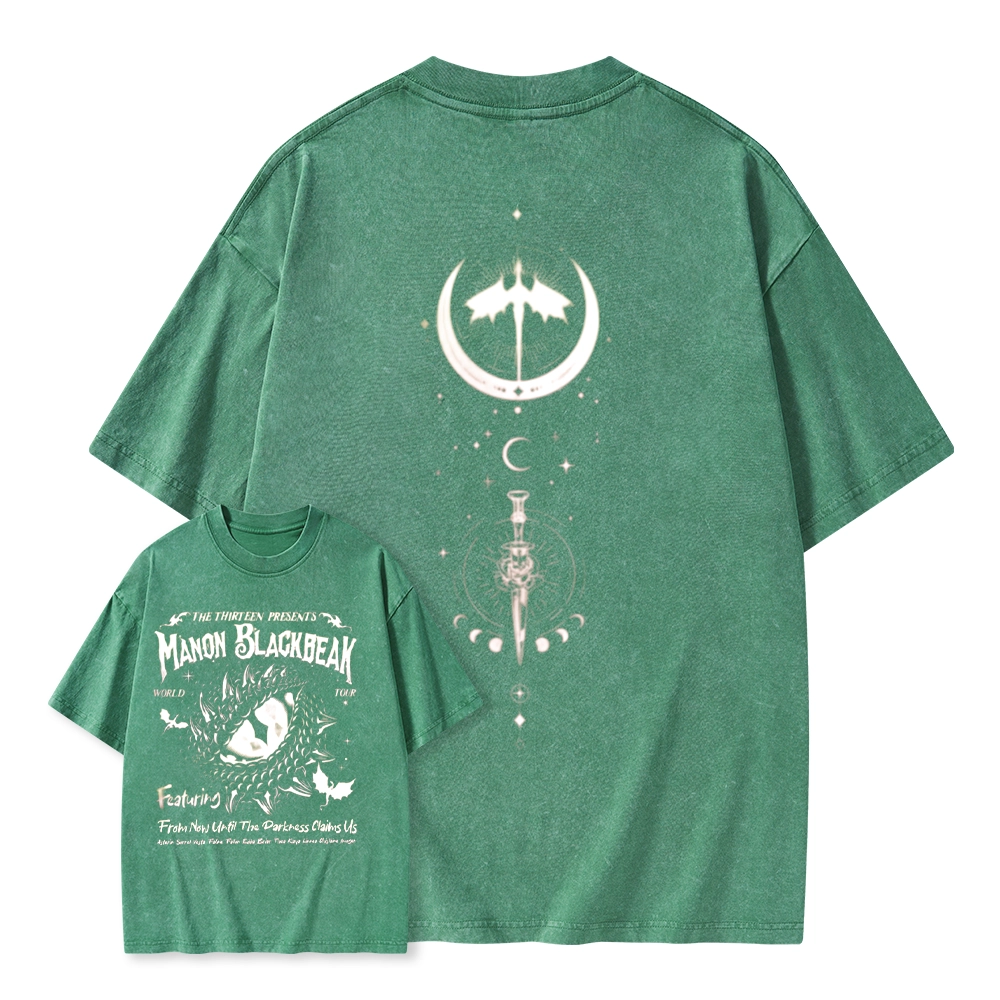 Pagewings Manon Blackbeak Throne of Glass Unisex Washed T-shirt