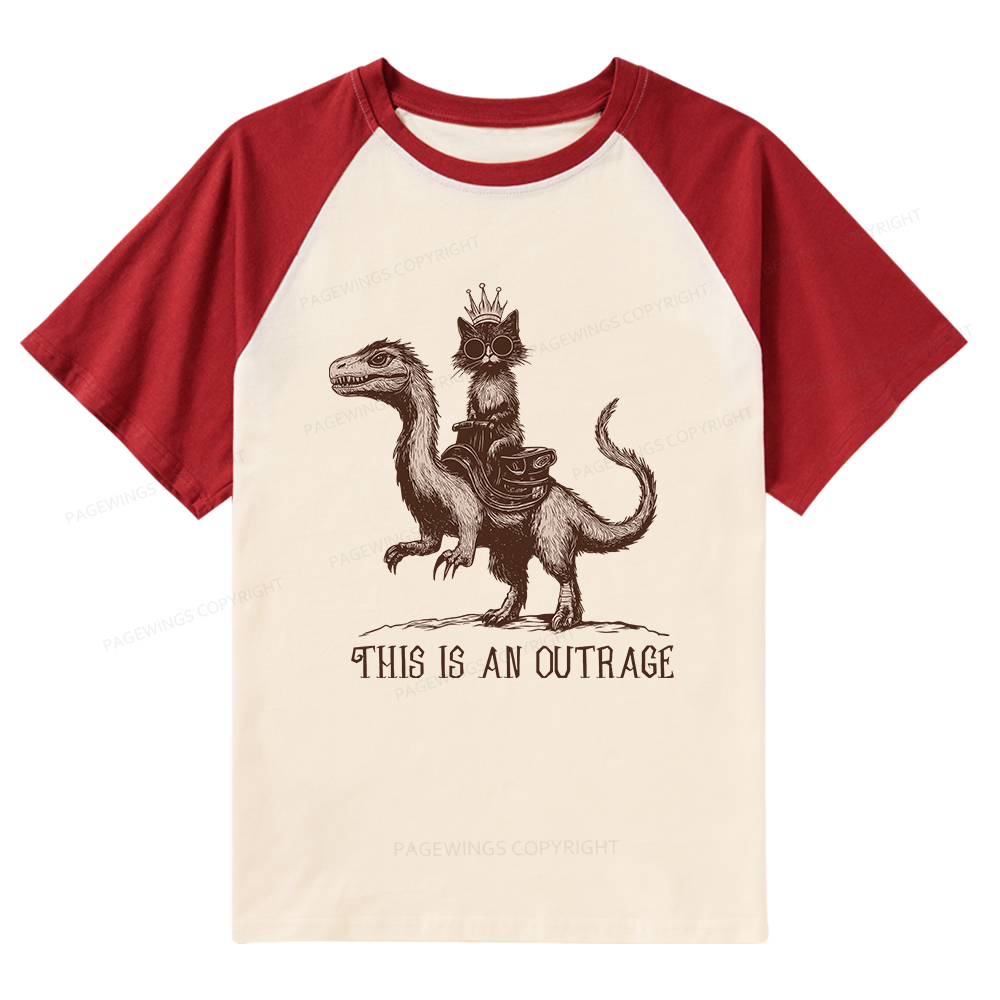 Pagewings Princess Donut Raglan T-shirt