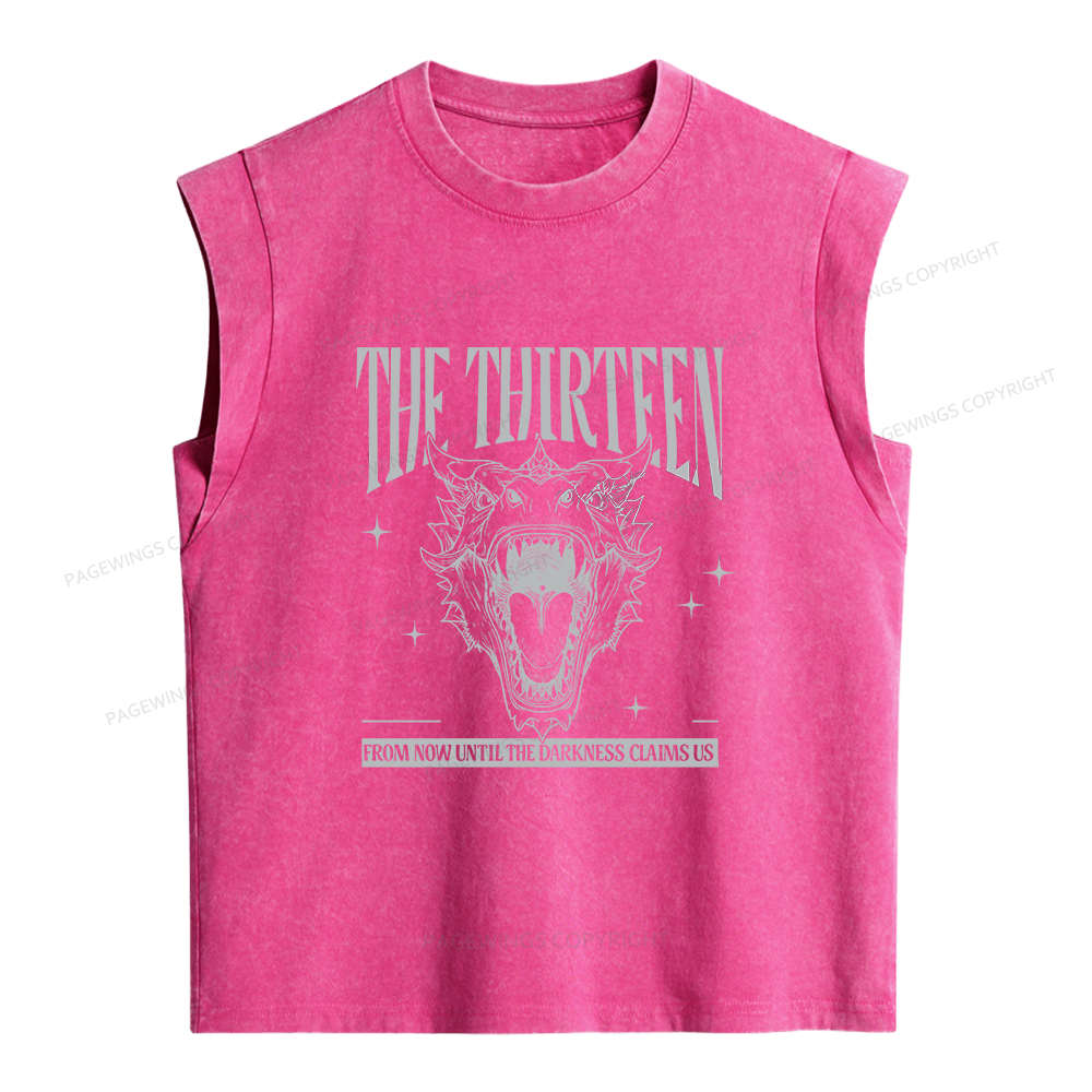  Pagewings Fantasy Bookish Women's Washed Tank Top