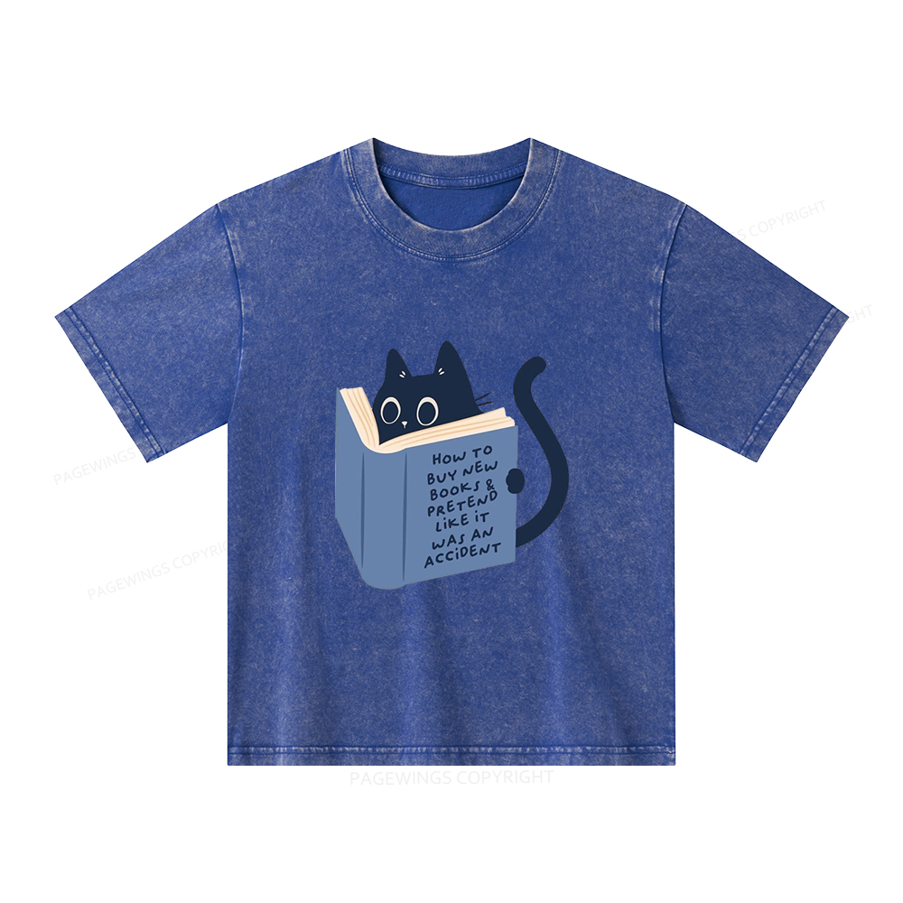 Pagewings How To Buy New Books Unisex Kids Washed T-shirt
