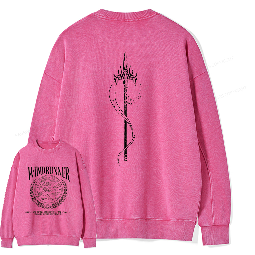 Pagewings Windrunner Unisex Washed Sweatshirt