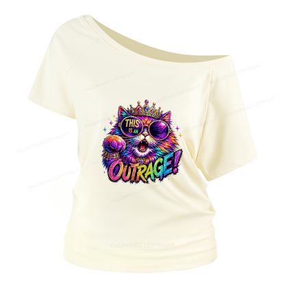 Pagewings Sci-Fi Book Lover Women Off Shoulder T-shirts