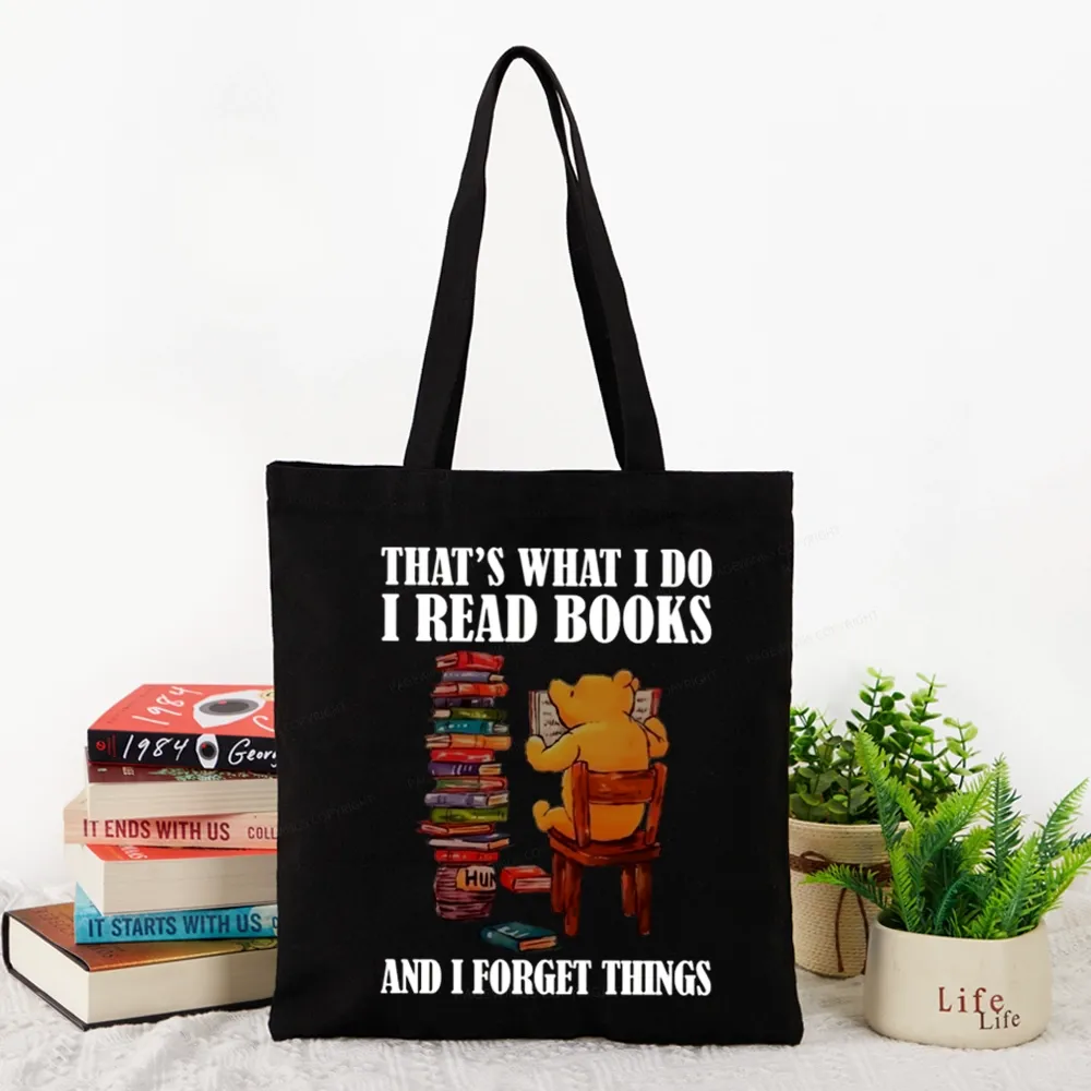 Pagewings That's What I Do I Read Books Tote Bag