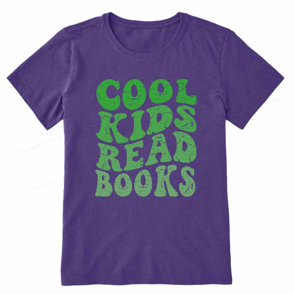 Pagewings Cool Kids Read Books Unisex Classic T-shirt