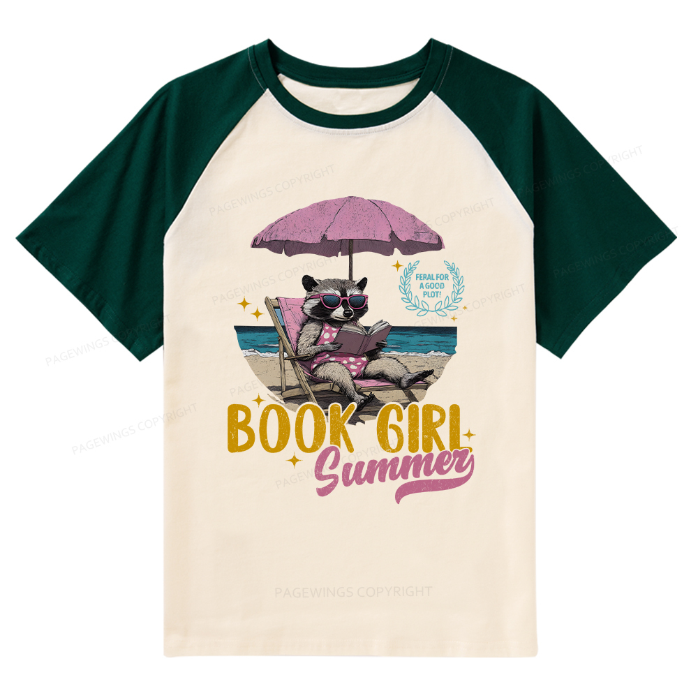 Pagewings Princess Donut Raglan T-shirt