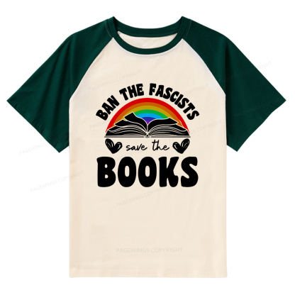 Pagewings Banned books T-Shirt Raglan T-shirt
