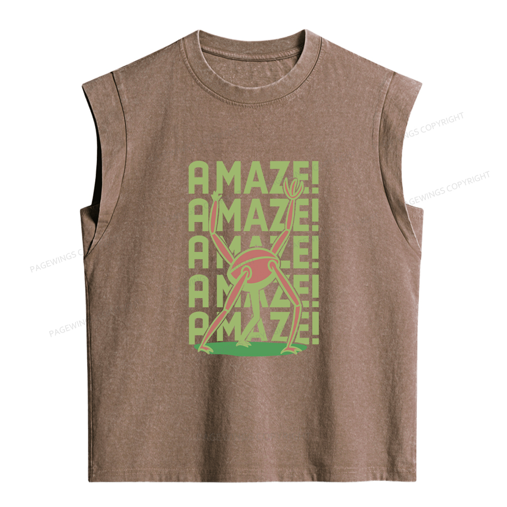 Pagewings Rocky Amaze Women's Washed Tank Top