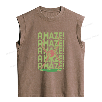 Pagewings Rocky Amaze Women's Washed Tank Top