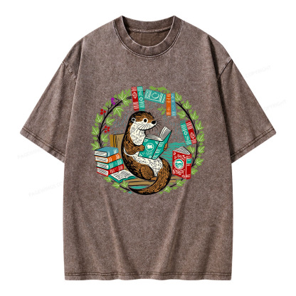 Pagewings Book Lover Unisex Washed T-shirt