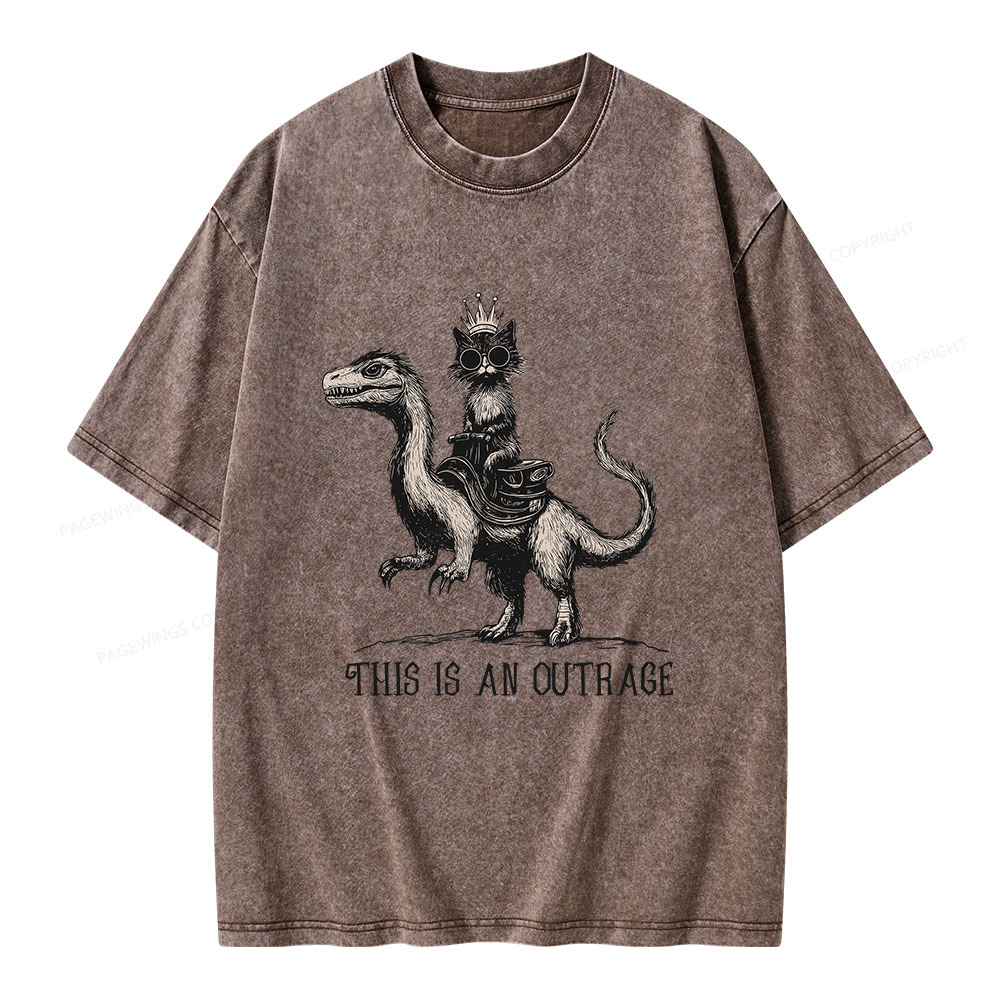 Pagewings Princess Donut Unisex Washed T-shirt