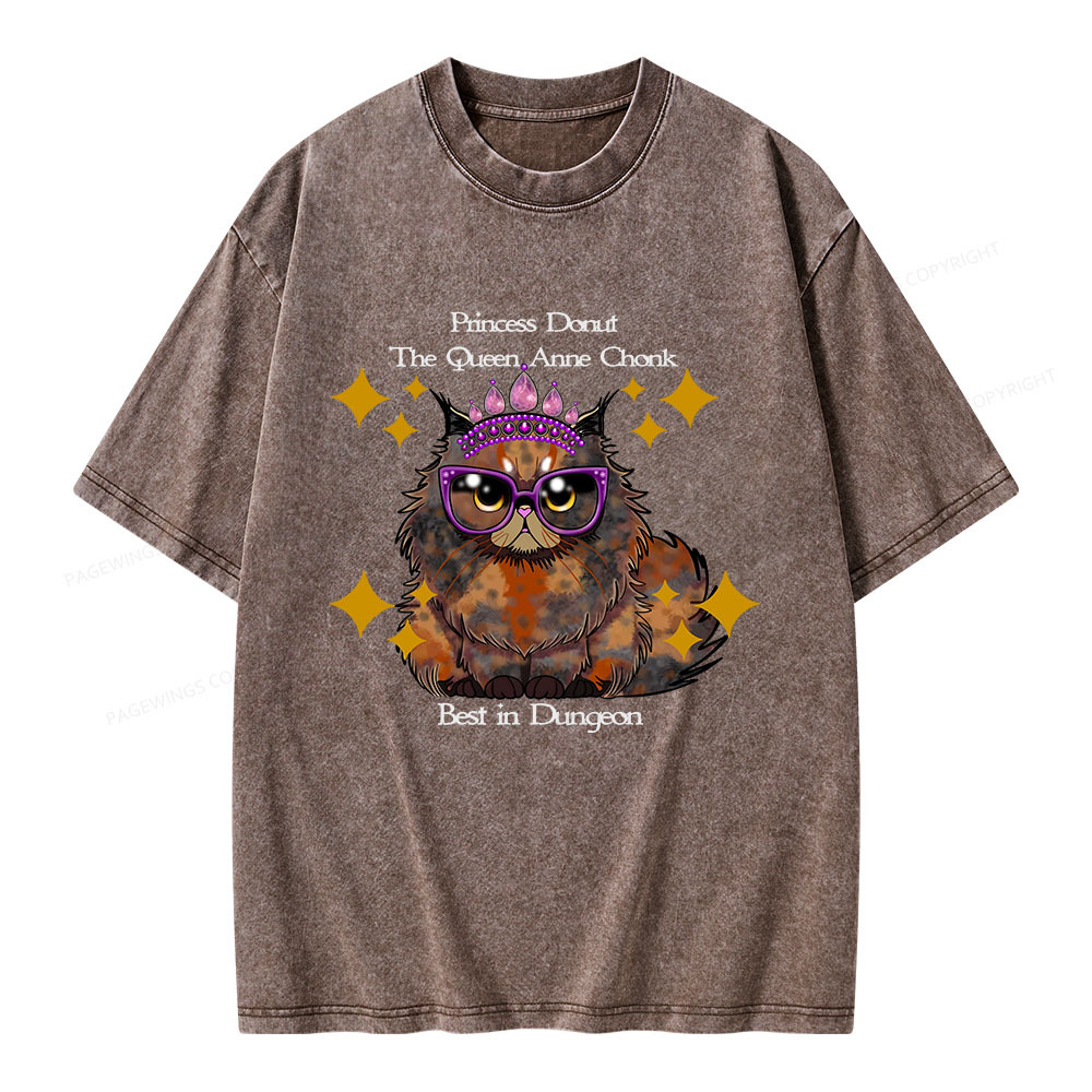 Pagewings Princess Donut Unisex Washed T-shirt