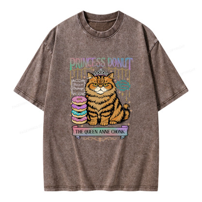 Pagewings Princess Donut Unisex Washed T-shirt