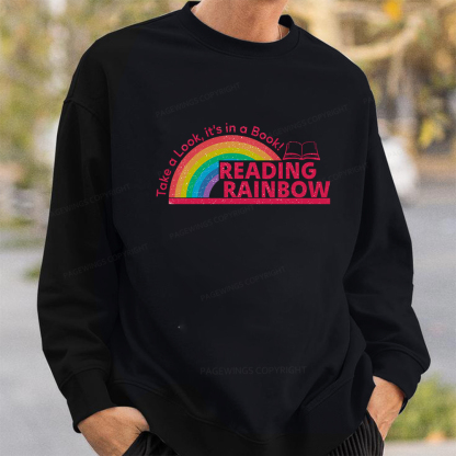 Pagewings Reading Rainbow Unisex Classic Sweatshirt
