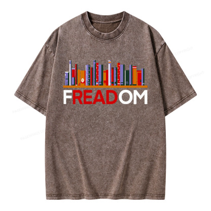 Pagewings Freadom Unisex Washed T-shirt