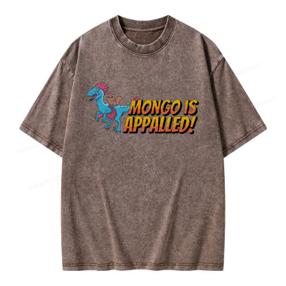 Pagewings Mongo is Appalled Unisex Washed T-shirt