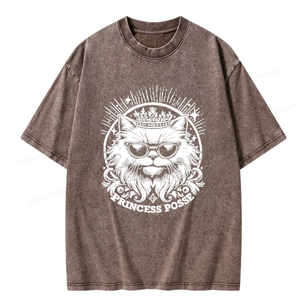 Pagewings Princess Posse Unisex Washed T-shirt