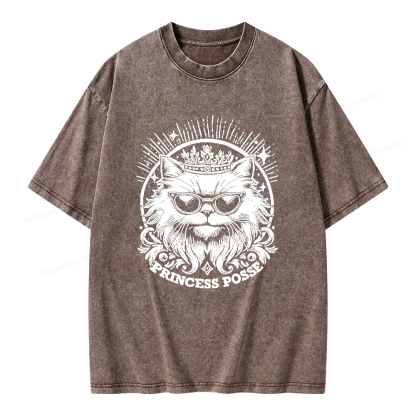 Pagewings Princess Posse Unisex Washed T-shirt