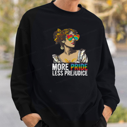 Pagewings More Pride Less Prejudice Unisex Classic Sweatshirt