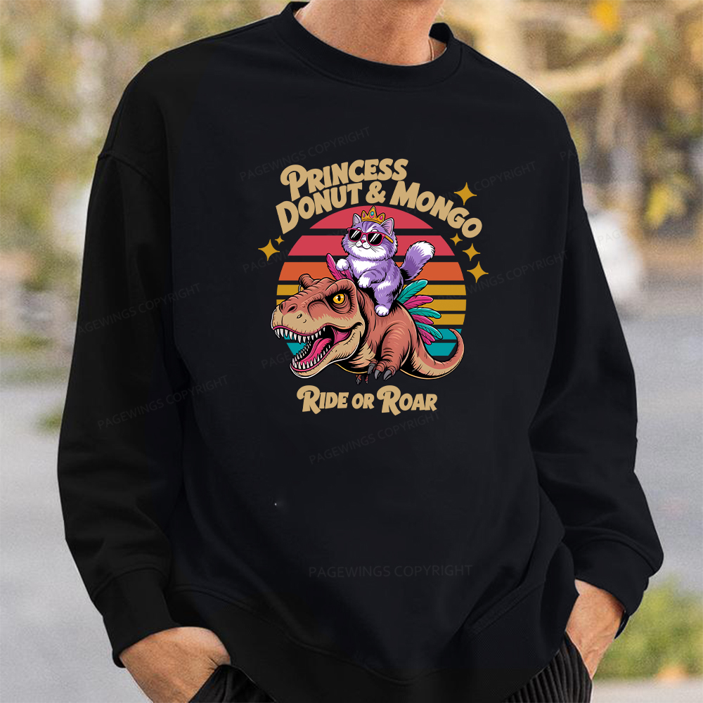 Pagewings Princess Donut & Mongo Unisex Classic Sweatshirt