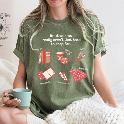 Pagewing Bookworms Really Aren't That Hard To Shop For Unisex Washed T-shirt